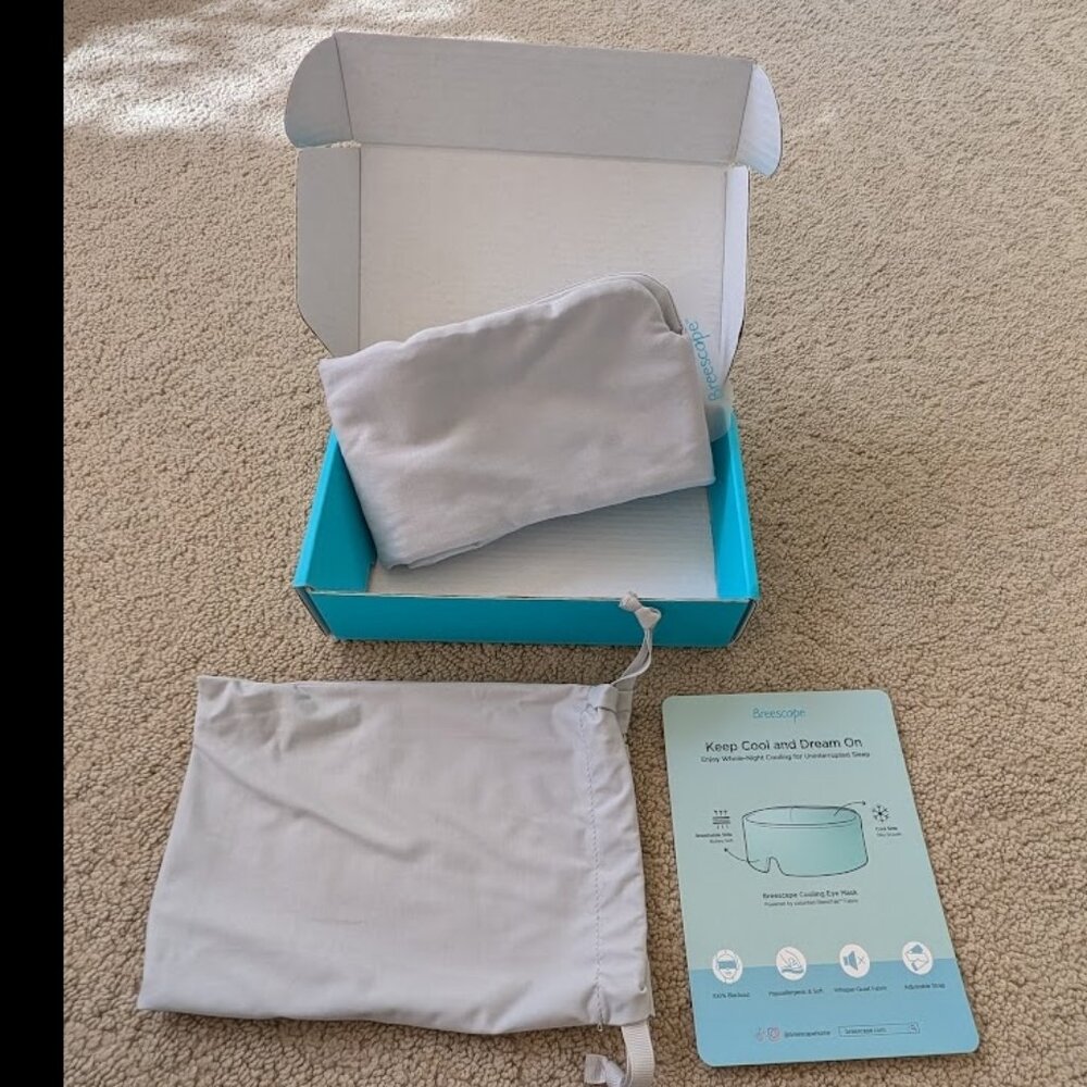 Breescape Cooling Eye Mask • New in Box • Cold Therapy - Picture 2 of 4